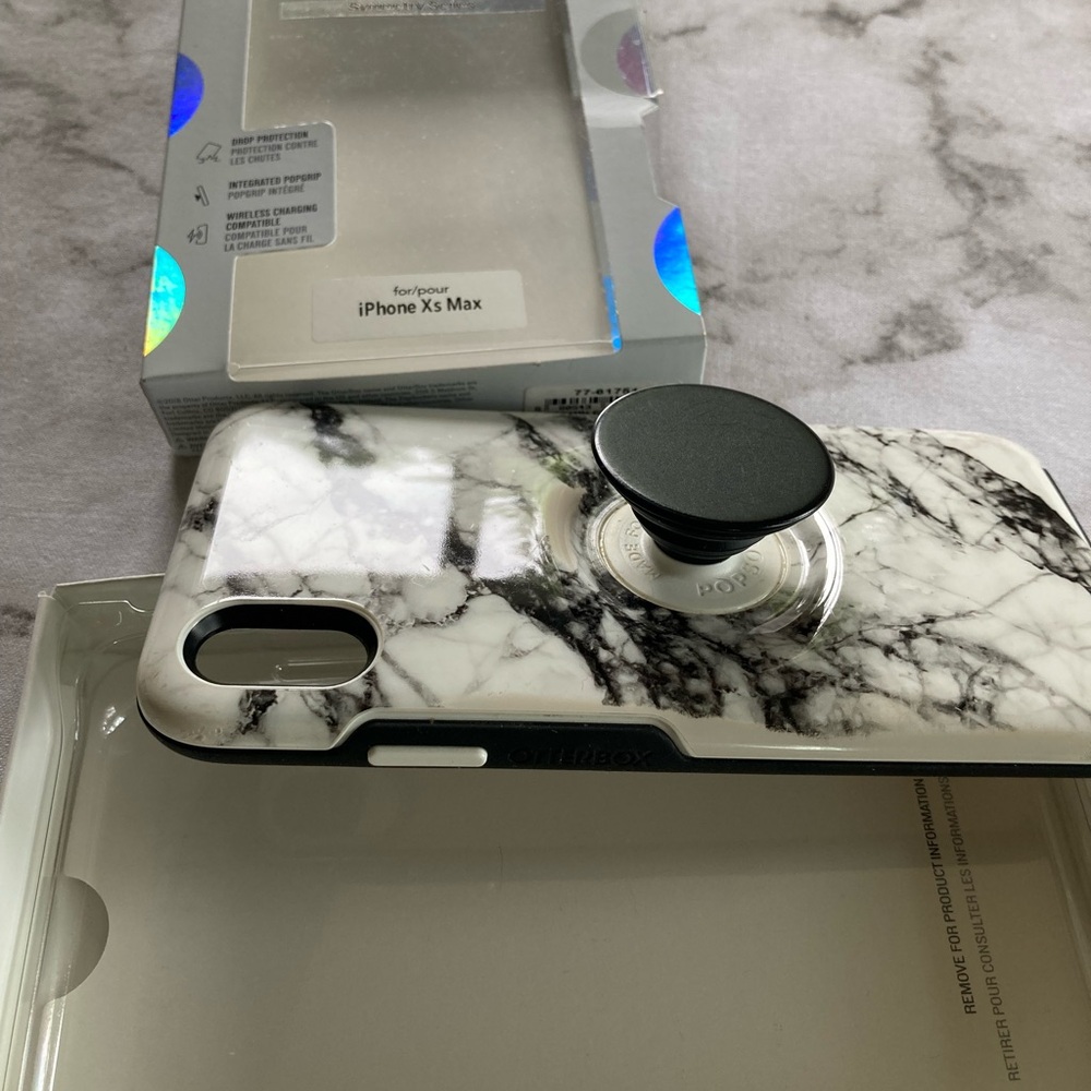 Otter + Pop marble pattern symmetry series case for IPhone Xs Max - Picture 5 of 8